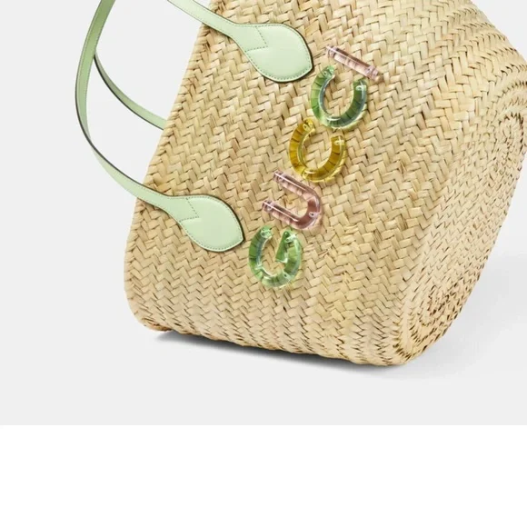 Gucci Summer Raffia Tote - Picture 3 of 11